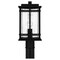 Quoizel McAlister 1-Light Earth Black Outdoor Post Lantern MCL9008EK - alternate 3